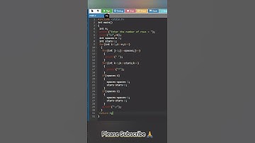 Print diamond star pattern in c #shorts #viral #trending #short
