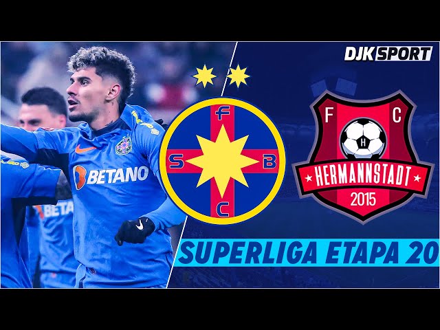 FCSB - FC Hermannstadt, Live Video Online în etapa 20 din Superliga