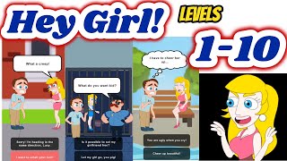 Hey Girl! Game Level 1 - 10 Gameplay Walkthrough | (IOS - Android) screenshot 1
