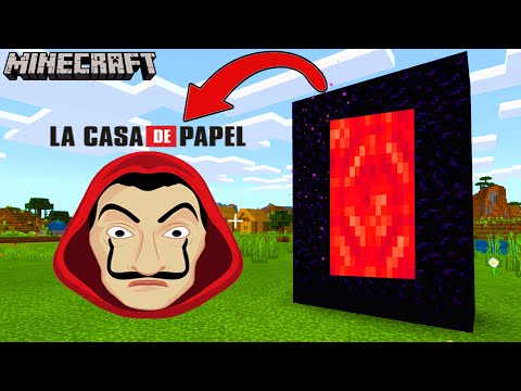 How To Make Portal To La Casa De Papel Money Heist Dimension In Minecraft!!!