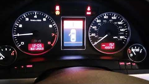 B6 S4 first start after timing chains/guides