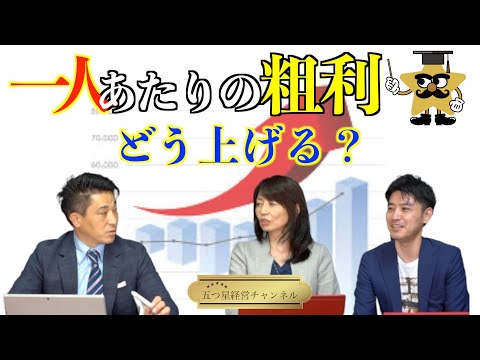 五つ星経営チャンネル　Vol.１５　一人当たり粗利を上げる秘訣とは？