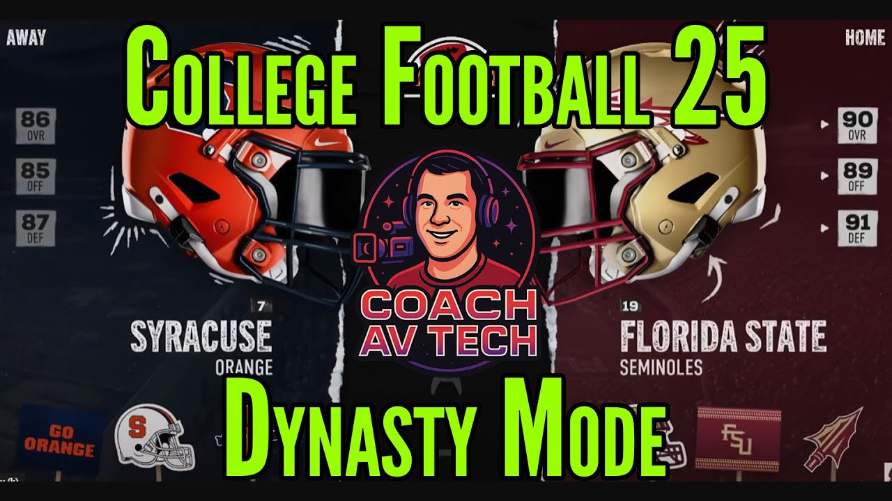 🔥🏈Top 20 Showdown – FSU vs Syracuse | ACC Clash in Tallahassee | College Football 25🏈🔥