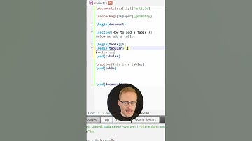 How to make a Table in LaTeX