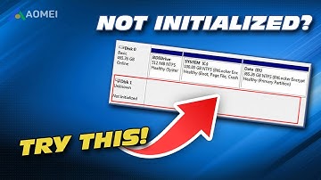 Externe harde schijf niet geïnitialiseerd? ✅Probeer dit!