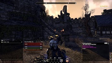 3rd-person camera bug report demonstration for Elder Scrolls Online (ESO) 2.1 PTS