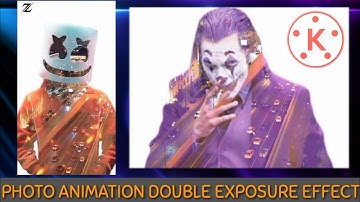 How to make Photo animation double exposure effect in kinemaster