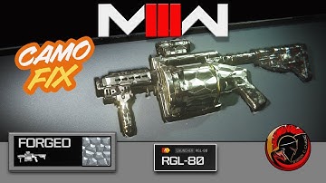 COD MW3 How To Unlock Forged Camo For RGL-80 Grenade Launcher (Bug Fixed ?)