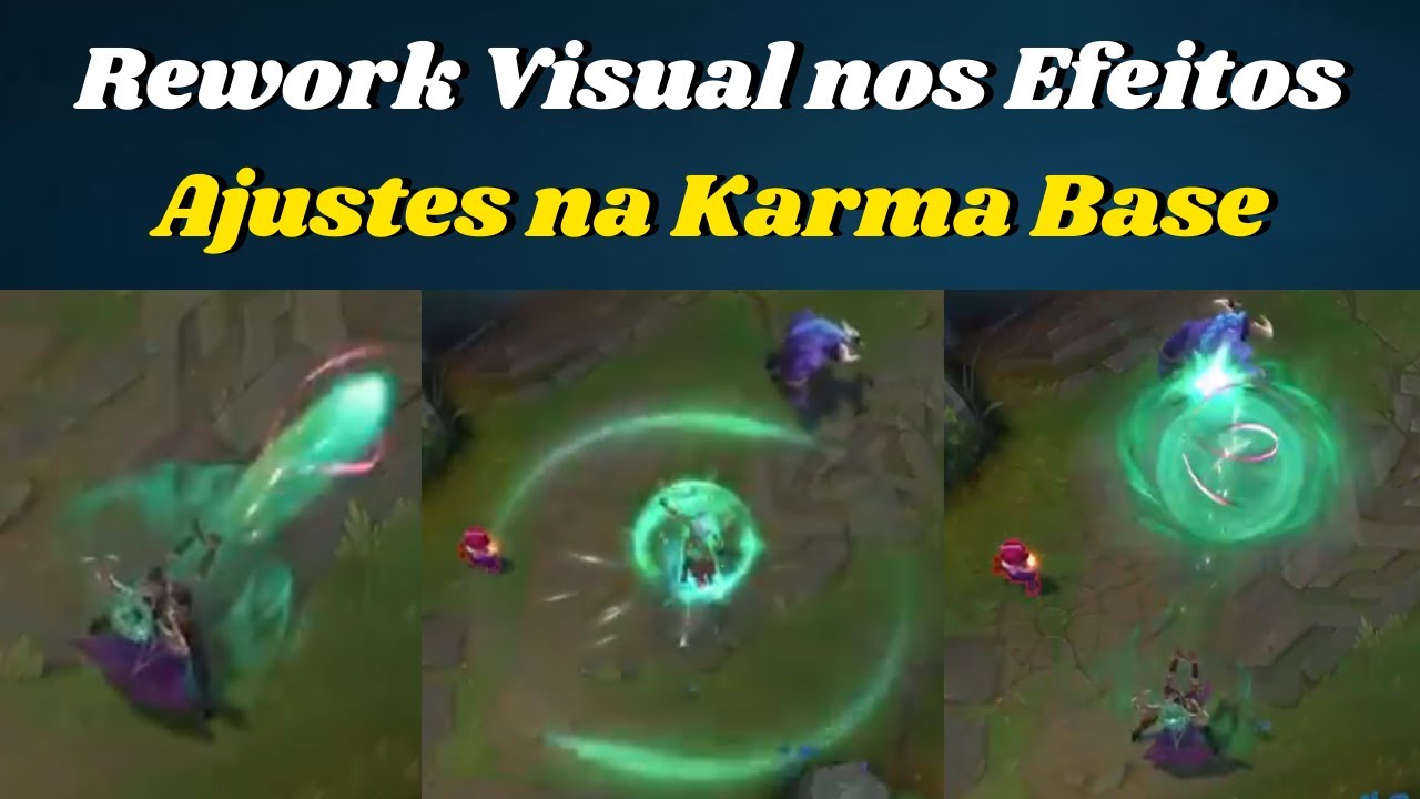 Rework Visual da Karma no Modelo Base Lol | Novos Efeitos nas ...