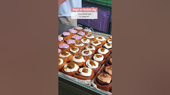 VIRAL FOOD snacks TESTEN in UTRECHT - Cinnamon Roll, Acaï bowl, Sandwich 🥪  -  Travelling Sisters