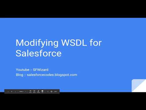 Modifying WSDL files