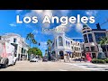 Driving to Beverly Hills on the Iconic I-10 West Freeway and CA-60 West in Los Angeles, California