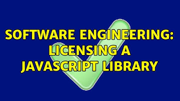 Software Engineering: Licensing a JavaScript library (4 Solutions!!)