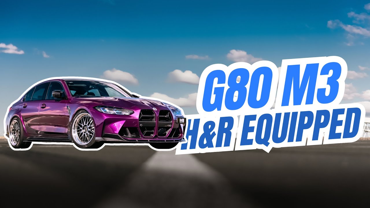 BMW G80 M3 ROLLING WITH H&R SPRINGS