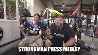 Tlakový STRONGMAN medley - společný trénink!