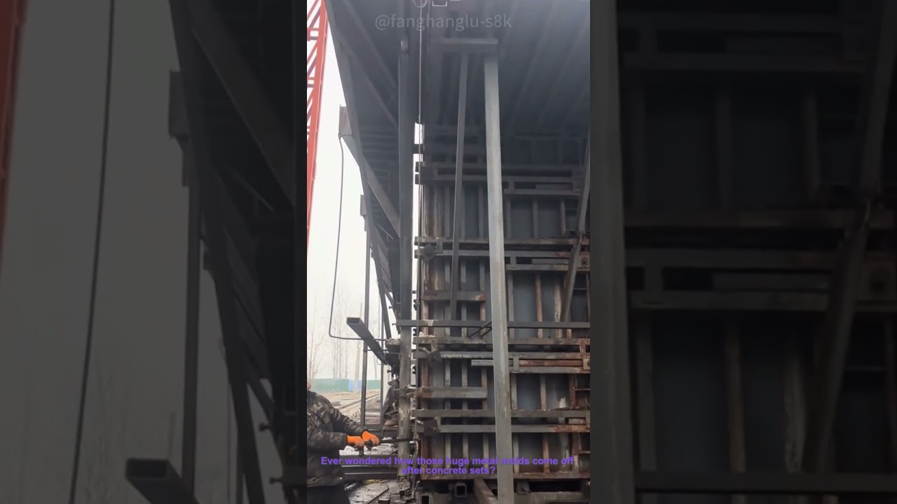 Giant Formwork Removal:Construction ASMR