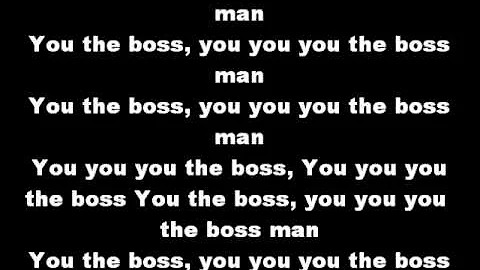 You The Boss Lyrics-Rick Ross ft Nicki Minaj