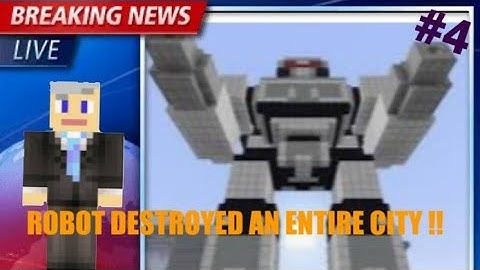 How to create an easy Walking WAR Robot in your Minecraft world! (Tutorials by San #4)