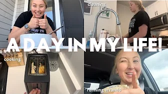 A DAY IN MY LIFE!! | running errands, cooking, cleaning, catching up