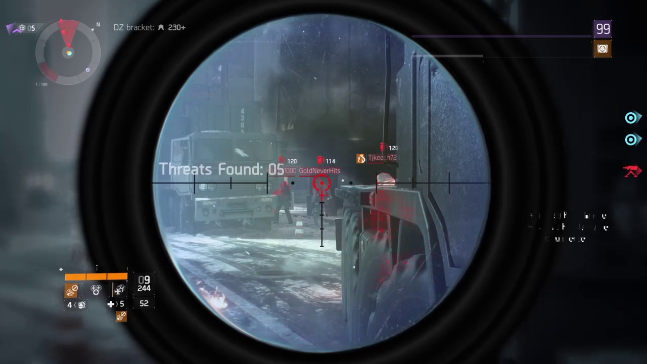 Tom Clancy's The Division™: Using M700 Carbon with Deadeye