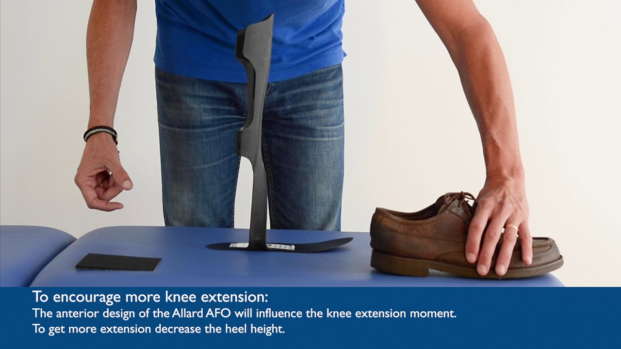 Allard AFO Step 6 Proximal Control