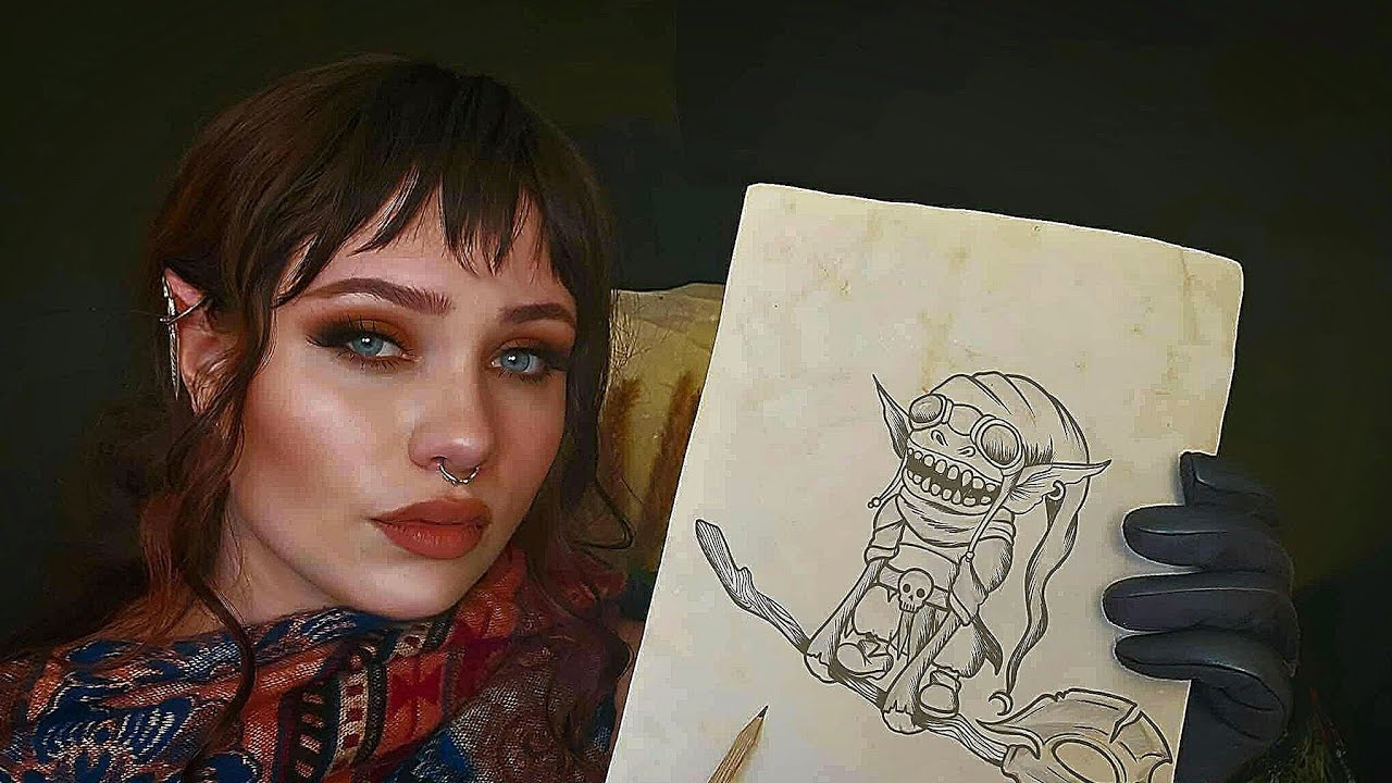 Fantasy Crime Sketch Artist ASMR