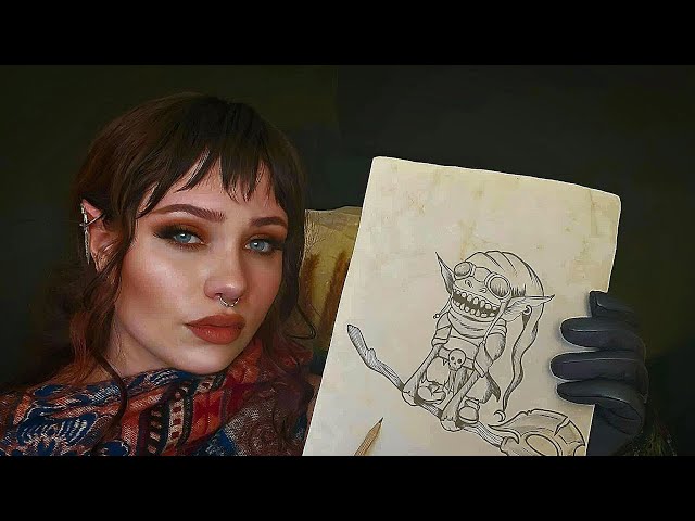 Fantasy Crime Sketch Artist ASMR