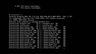 Установка PTS-DOS 32 build 144 screenshot 3