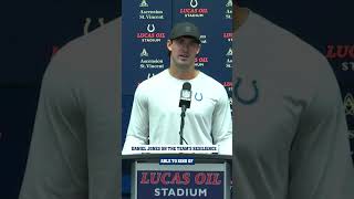 "confident in our ability." #colts #nfl #football #gameday #media #danieljones