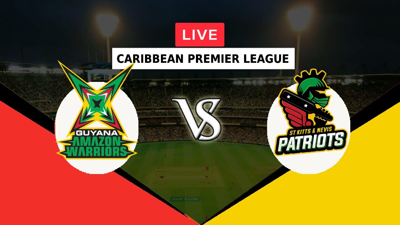 🔴LIVE GAW VS SKNP CARIBBEAN PREMIER LEAGUE 2022 GUYANA AMAZON