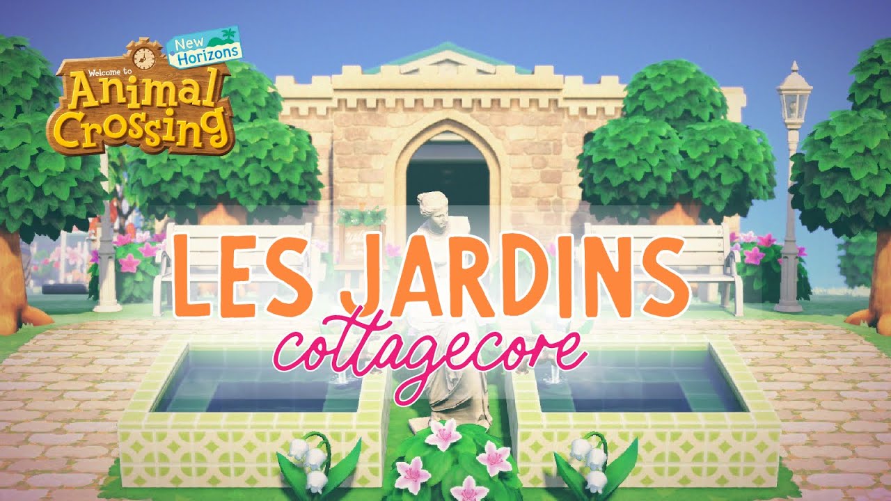 On construit des JARDINS Animal Crossing New Horizon YouTube