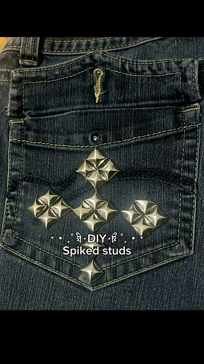 #diy spiked studs from soda cans🩶