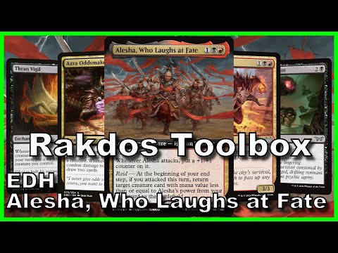 mtg alesha commander deck Alesha, Who Laughs at Fate EDH Tech | Magic the Gathering return target creature card with power 2 or less from your graveyard to the battlefield tapped and attacking Alesha, Who Smiles at Death