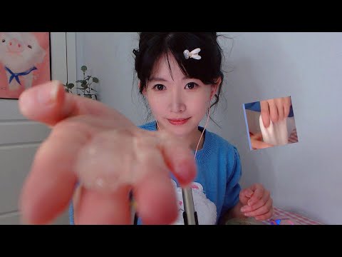 ASMR 濕粘史萊姆啪嗒音&蘆薈膠乾濕搓手 Slim Quick Trigger Sounds,Aloe-gel,Hand