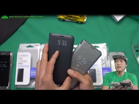 Samsung Official Galaxy S7 & S7 Edge S-View Flip/LED Wallet Covers!