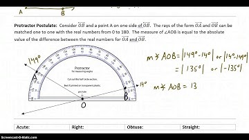 1.4 Measure and Classify Angles