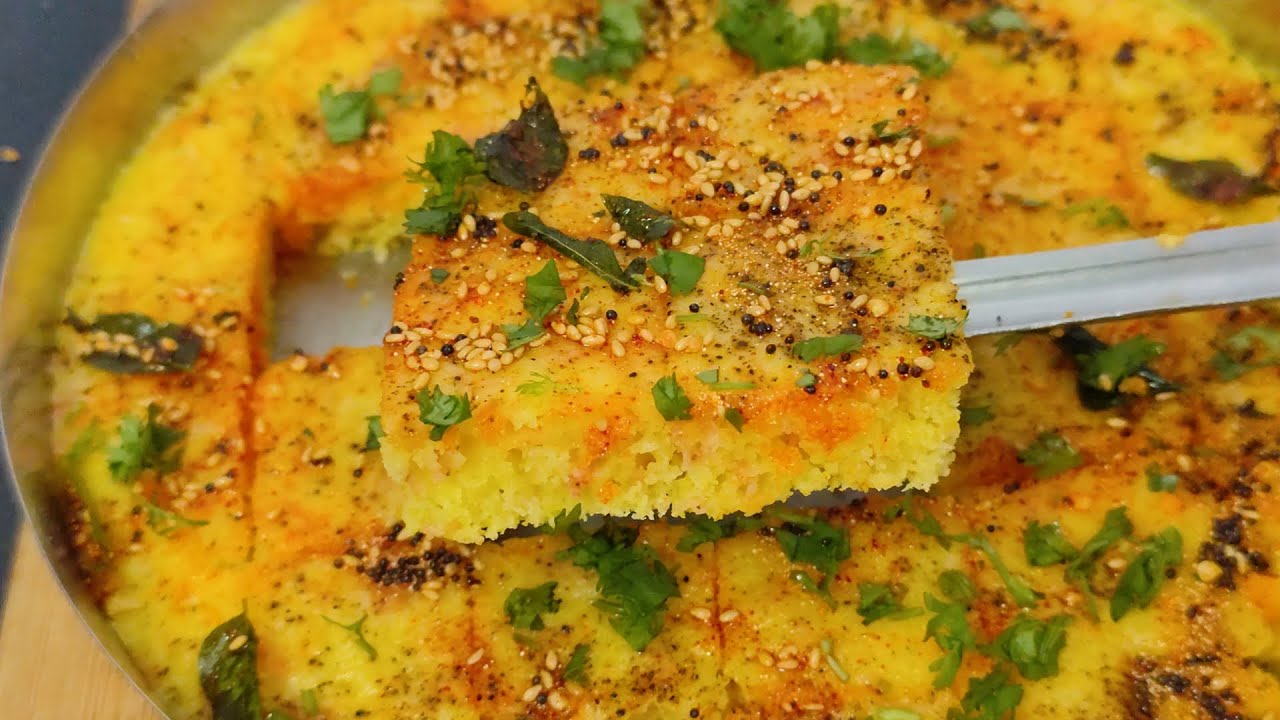 Jain rava dhokla