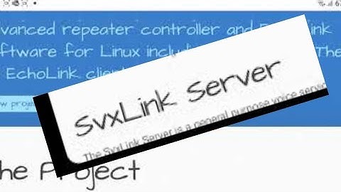 SVXLink Server - Ham Radio Community-Lynux etc