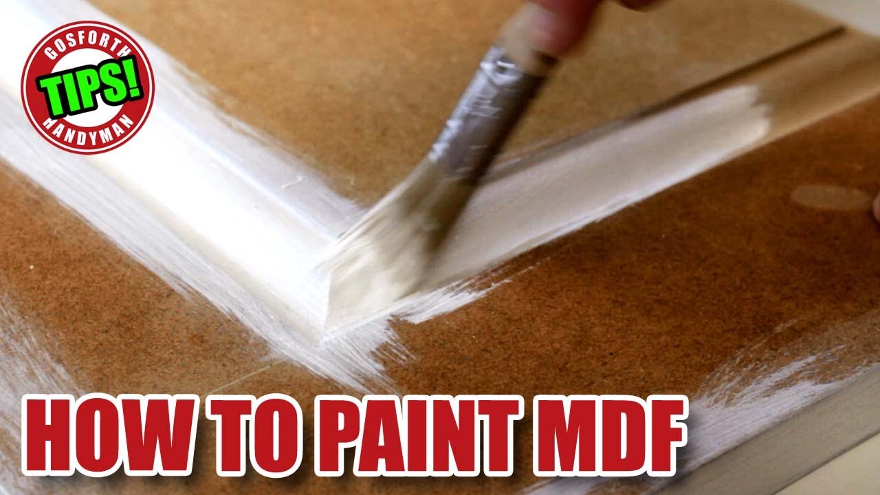 How to Paint Mdf Wood 