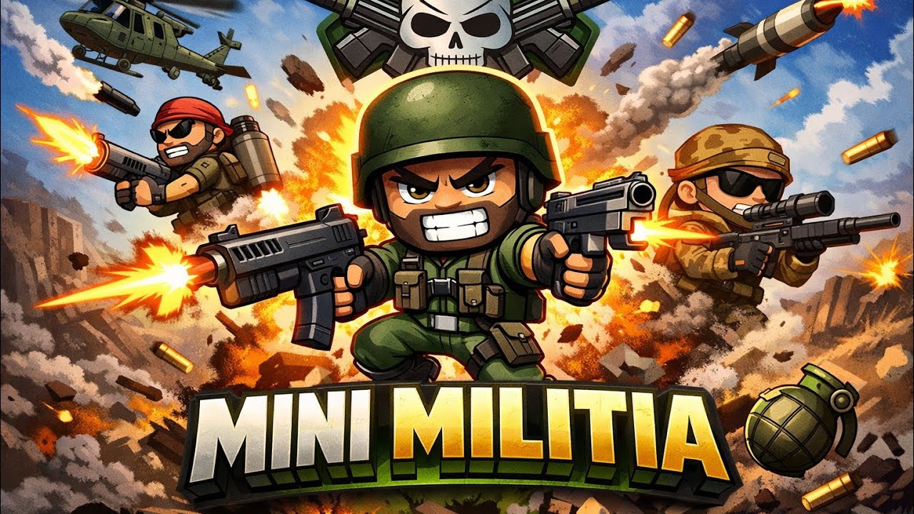 Mini militia gameplay part 21