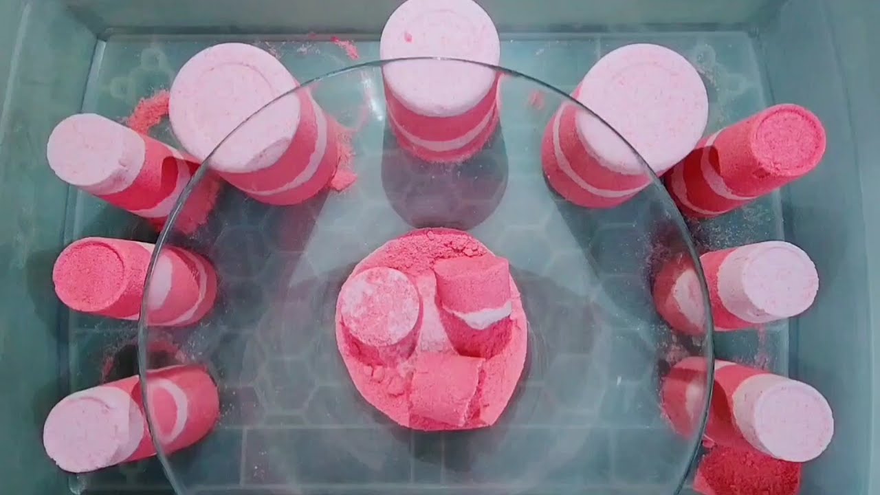 Asmr , pink Salt hard crush 💖🩷💖