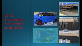 Part 2 Installed Verus Engineering Rear Aggressive Diffuser