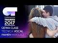 Última clase de TÉCNICA VOCAL con Mamen Márquez | OT 2017