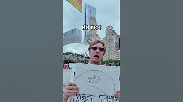 Thumbnail of This is an important message. Keep reading for the full story. #thebean  #maninbean #cloudgate