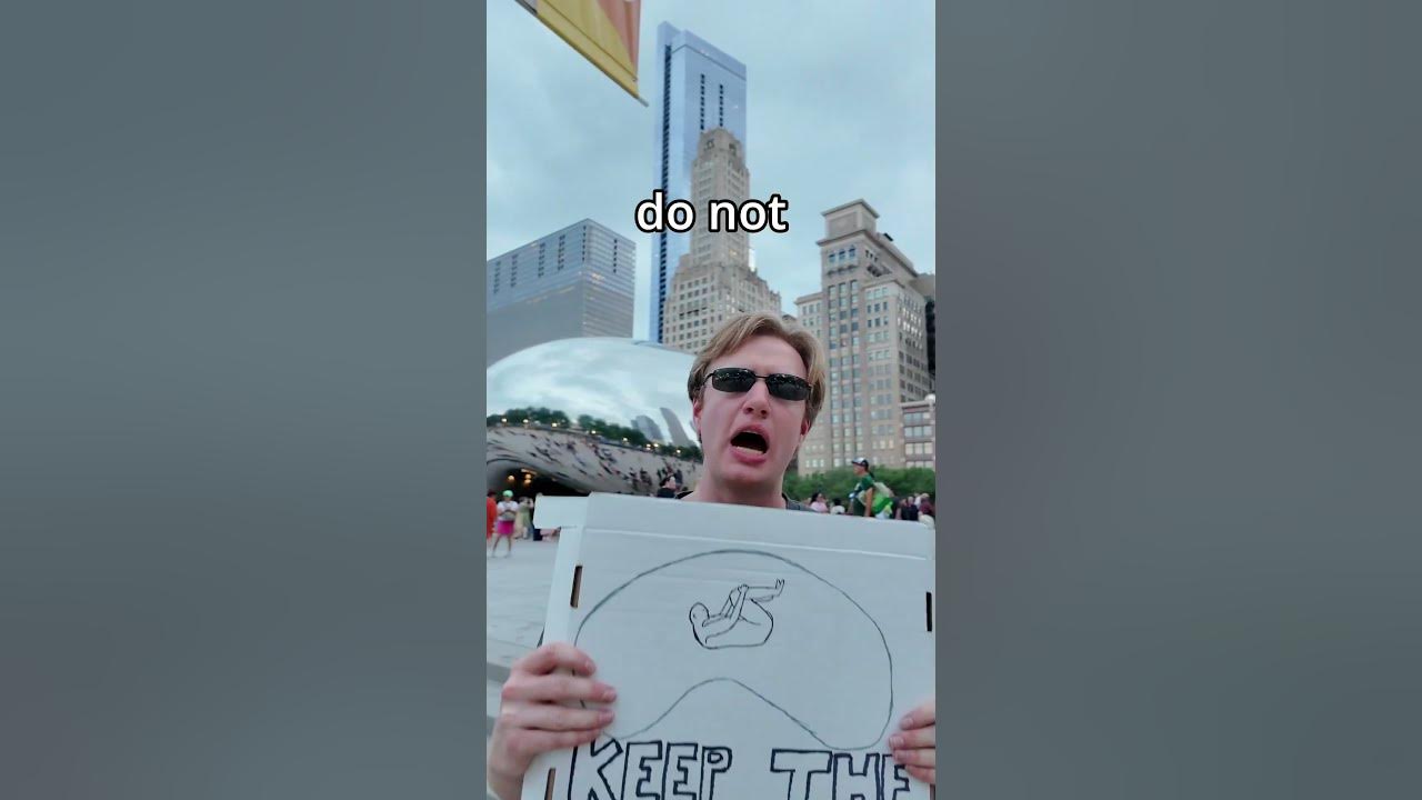 This is an important message. Keep reading for the full story. #thebean  #maninbean #cloudgate