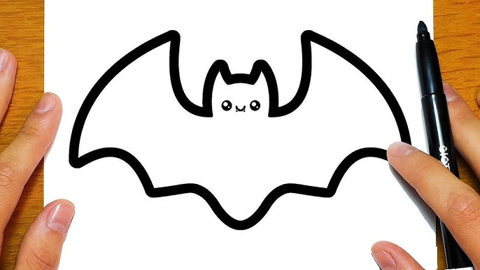 Como desenhar Vampiro Kawaii ❤ Desenhos de Halloween - Desenho para Desenhar  