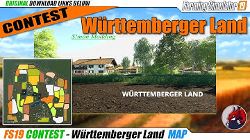 FS19 | CONTEST - Württemberger Land MAP - review