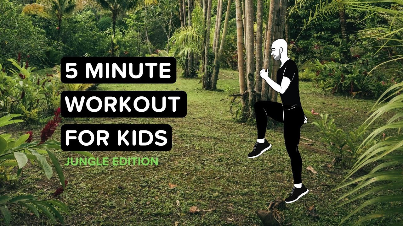 Kids Workout | 5 Minute Full Body Challenge - YouTube