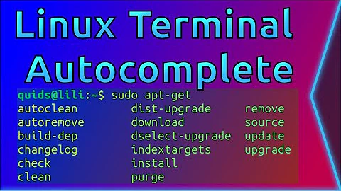 How to get Terminal Autocomplete Working in Ubuntu