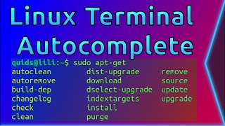 How to get Terminal Autocomplete Working in Ubuntu